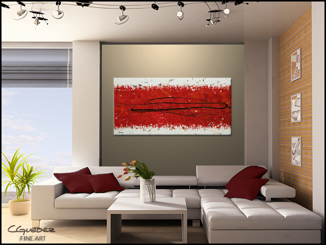 Going the Distance-Modern Contemporary Abstract Art Painting Image