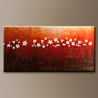 Abstract Art Painting - Floral Inspiration - Art Gallery