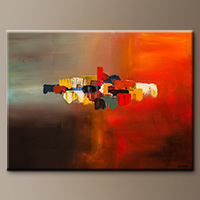 Modern Abstract Art - Mindful - Canvas Painting