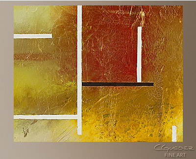 Quality Not Quantity Modern Abstract Art Painting -Wall Art Close Up