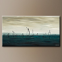 Extra Large Abstract Art - Sailing - Large Abstract