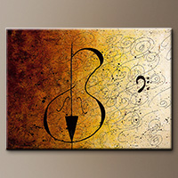 Music Abstract Art Gallery - Suite No. 1 - Large Art