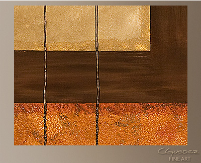 View from Below Modern Abstract Art Painting -Wall Art Close Up