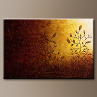 Landscape Abstract Art - Where I Grew Up II - Wall Art