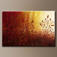 Landscapes Tree Abstract Art - Where I Grew Up - Art Painting