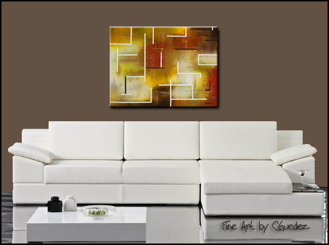 Quality not Quantity-Modern Contemporary Abstract Art Painting Image