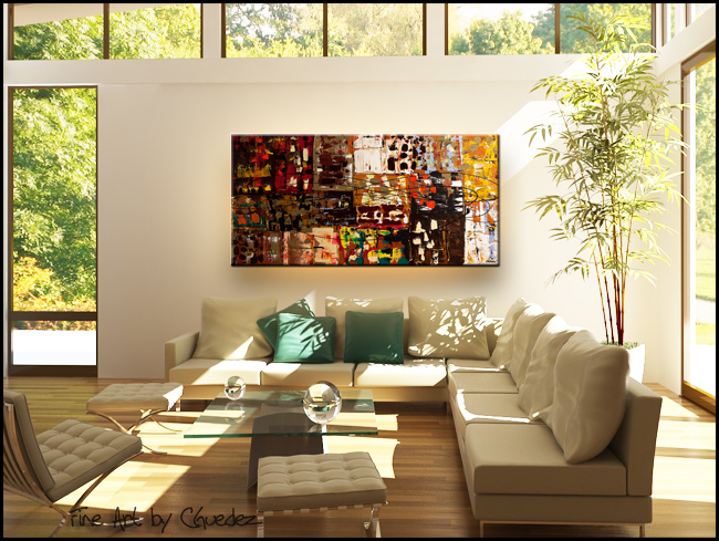 Summon Greatness-Modern Contemporary Abstract Art Painting Image