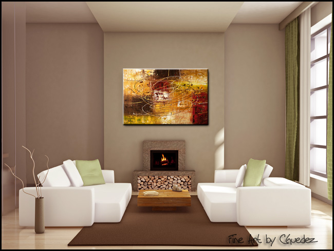 Heart and Soul-Modern Contemporary Abstract Art Painting Image