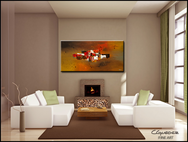 Party in the Club-Modern Contemporary Abstract Art Painting Image