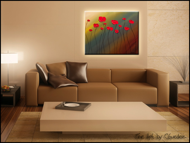 Fill our Hearts with Joy-Modern Contemporary Abstract Art Painting Image