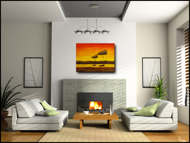 Friends-Modern Contemporary Abstract Art Painting Image