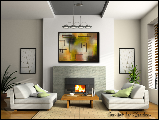 The Time Machine-Modern Contemporary Abstract Art Painting Image