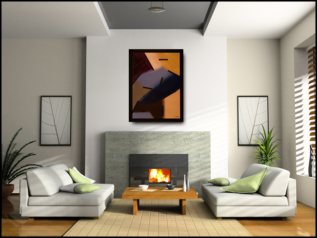 Broken Dreams-Modern Contemporary Abstract Art Painting Image